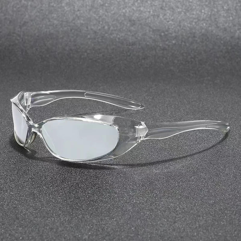 New Y2K Sunglasses for Men and Women Sports Cycling Glasses Women Trendy Street Photography Sunglasses Men Fashion Shades