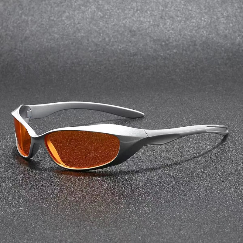 New Y2K Sunglasses for Men and Women Sports Cycling Glasses Women Trendy Street Photography Sunglasses Men Fashion Shades