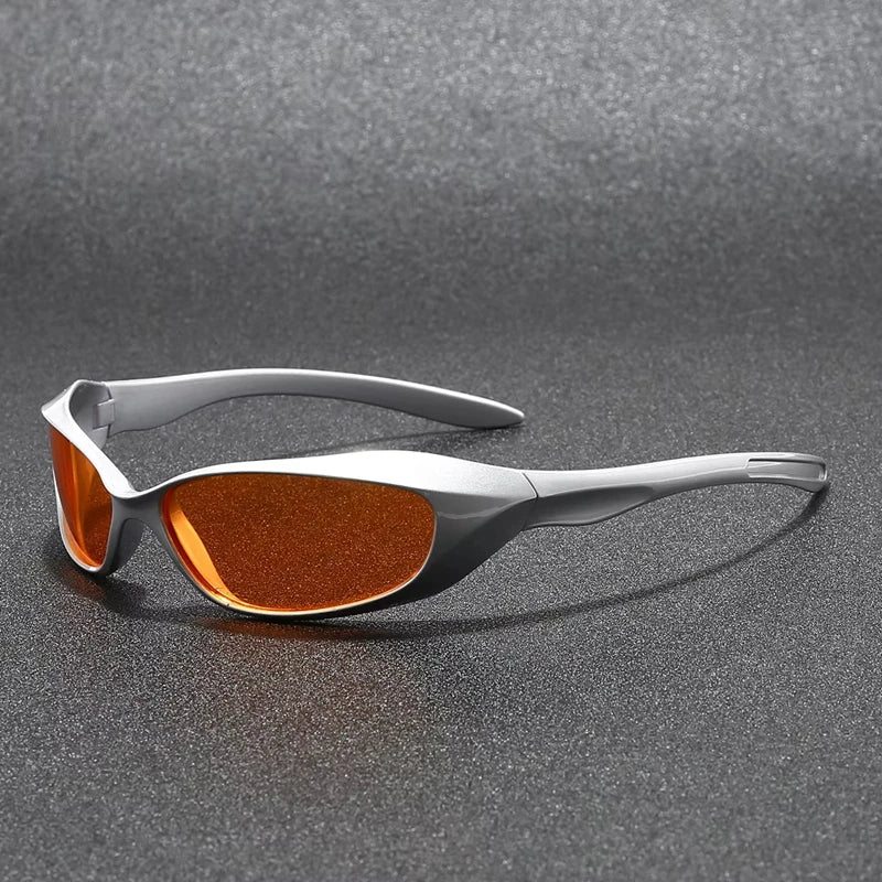 New Y2K Sunglasses for Men and Women Sports Cycling Glasses Women Trendy Street Photography Sunglasses Men Fashion Shades