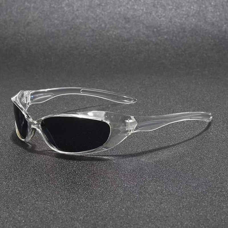New Y2K Sunglasses for Men and Women Sports Cycling Glasses Women Trendy Street Photography Sunglasses Men Fashion Shades