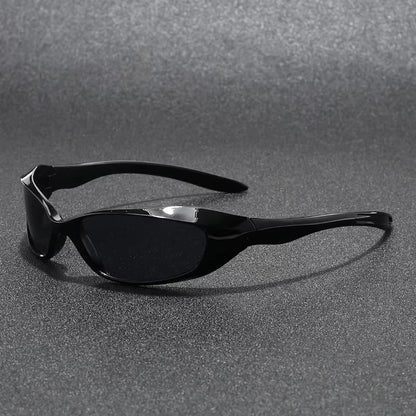 New Y2K Sunglasses for Men and Women Sports Cycling Glasses Women Trendy Street Photography Sunglasses Men Fashion Shades