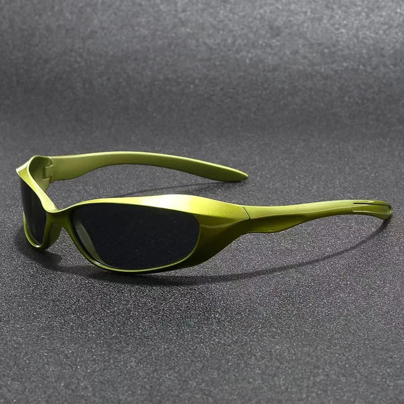 New Y2K Sunglasses for Men and Women Sports Cycling Glasses Women Trendy Street Photography Sunglasses Men Fashion Shades