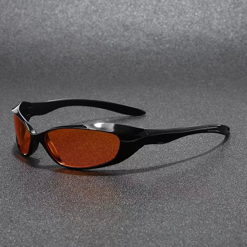 New Y2K Sunglasses for Men and Women Sports Cycling Glasses Women Trendy Street Photography Sunglasses Men Fashion Shades