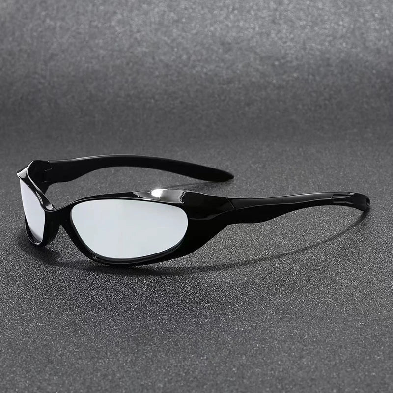 New Y2K Sunglasses for Men and Women Sports Cycling Glasses Women Trendy Street Photography Sunglasses Men Fashion Shades