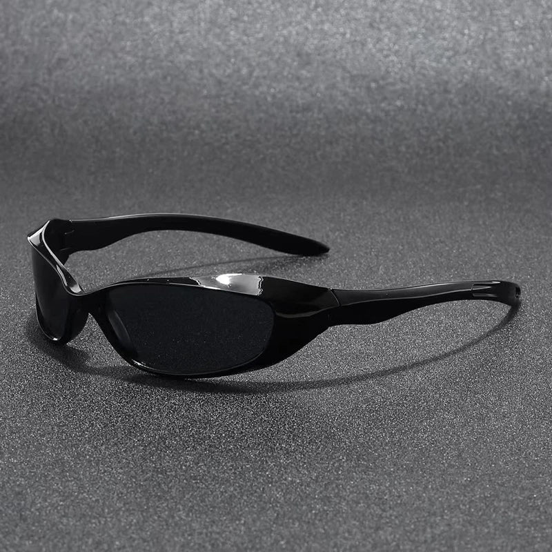 New Y2K Sunglasses for Men and Women Sports Cycling Glasses Women Trendy Street Photography Sunglasses Men Fashion Shades