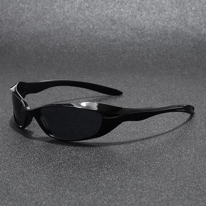 New Y2K Sunglasses for Men and Women Sports Cycling Glasses Women Trendy Street Photography Sunglasses Men Fashion Shades